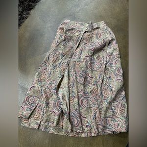 Vintage wrap skirt